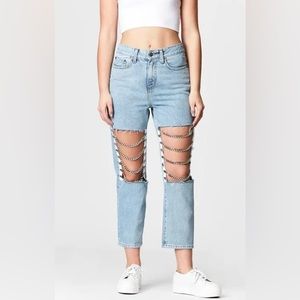 LF Galexia Hermia Knee Chain Jean
